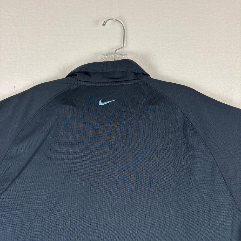Nike Golf, Fit Dry, Polo Shirt, Dark Blue/Light Blue, Men's Size L - Picture 6 of 10